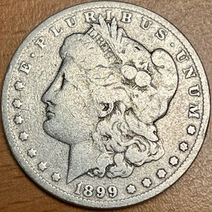 1899 Morgan Silver Dollar KEY DATE - Set Collection Lot Filler! Only 330k Minted - Picture 1 of 2