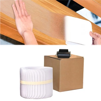 Non-Slip Stair Treads Tape Set, (15-Pack, 32”x4”) Clear Anti-Slip Indoor Stri... - Image 1 of 4