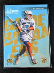 Tyler Carpenter 2025 Premier Lacrosse League Game Breakers PLL #GB-9 Gold # /50 - Picture 1 of 3