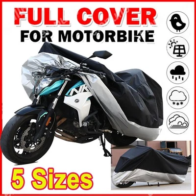 SUNNYEAL L XL XXL XXXL Motorrad Abdeckung Motorradgarage Motorradplane Abdeckplane Roller