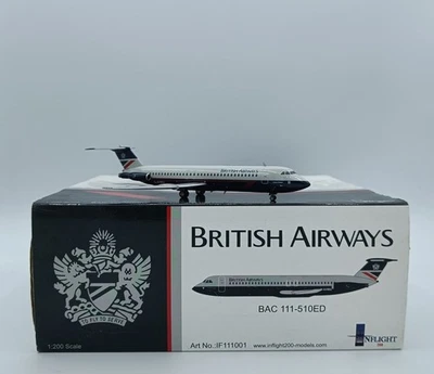 INFLIGHT 200 IF111001 - British Airways BAC-111-500 Reg.G-AVMU - 1/200 Model - Immagine 1 di 4