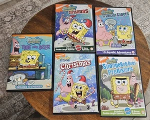 Bundle Of Sponge Bob Square Pants DVD's Kids Movies Set Of 5 Nickelodeon Nick - Picture 1 of 20