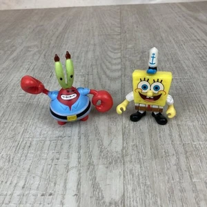 Mr Crabs And SpongeBob Imaginext 2012 Figure Mattel Spongebob Squarepants Viacom - Picture 1 of 4