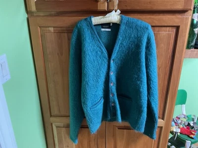 Cárdigan de nailon de lana mohair vintage Pelham Sportswear años 60 mediano para hombre suave difuso Foto 1 de 4