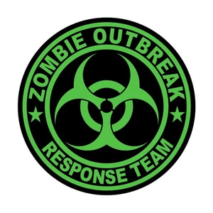 Zombie Outbreak Response Team Hard Hat Aufkleber/Sticker Fenster Vinyl Label ZORT - Bild 1 von 1