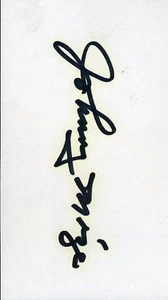 Johnny Mize Signed Jsa Cert Sticker 3x5 Index Card Authentic Autograph - Picture 1 of 1
