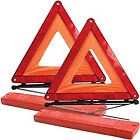 2 x triangle d'avertissement de voiture réfléchissant danger de panne route urgence NEUF