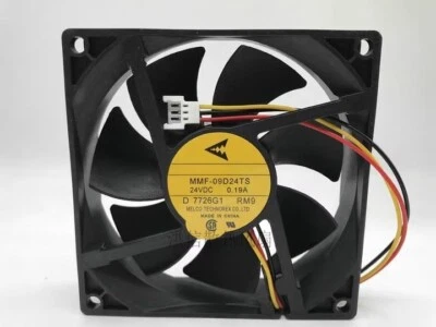 1 pcs MELCO Fan MMF-09D24TS FAN DC24V 0.19A 9225 9CM 3 WIRE cooling fan - Image 1 of 3