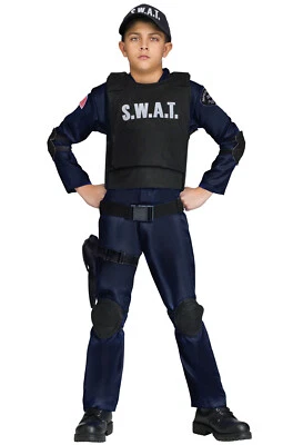 Brand New S.W.A.T. Commando Police Officer Child Costume - Image 1 of 2