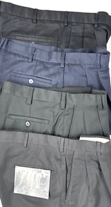Men New Pleated Comfort Dress Pants - CHOICE Size & Color - Picture 1 of 9