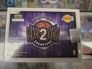 Los Angeles Lakers 2000-01 Upper Deck Back2Back NBA Champions Sealed Box Set!!! - Picture 1 of 2