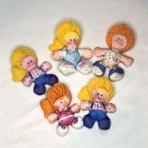 Lote De Colección Fisher Price Smooshees 5 Muñecas Peluche Niña Rubia Pelirroja - Imagen 1 de 7