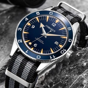 41mm Sapphire rotatable Ceramic Bezel sport 10ATM Dive Men automatic Wristwatch - Picture 1 of 15