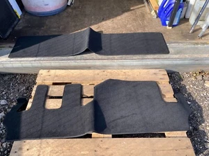 GENUINE FORD TOURNEO CUSTOM 2013-2019 REAR VELOUR FLOOR MATS IN BLACK - Picture 1 of 4