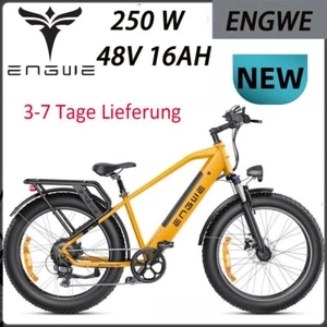 ENGWE E26 26 Zoll Elektrofahrrad,48V Fat Tire EBike 16Ah E-Mountainbike 100KM - Bild 1 von 13