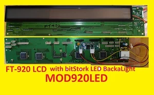 YAESU FT-920 WYŚWIETLACZ LCD zmodyfikowany podświetleniem LED MOD920LED bitStork SP2AND - Zdjęcie 1 z 3