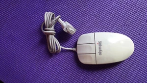 Vintage Rare OLYMPIC AM-737 Serial Mouse Trackball Three Button ((AS NEW)) - Picture 1 of 5