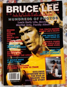 Bruce Lee Collector's Edition #1 Black Belt Magazine W Poster Summer 1993 - Imagen 1 de 2