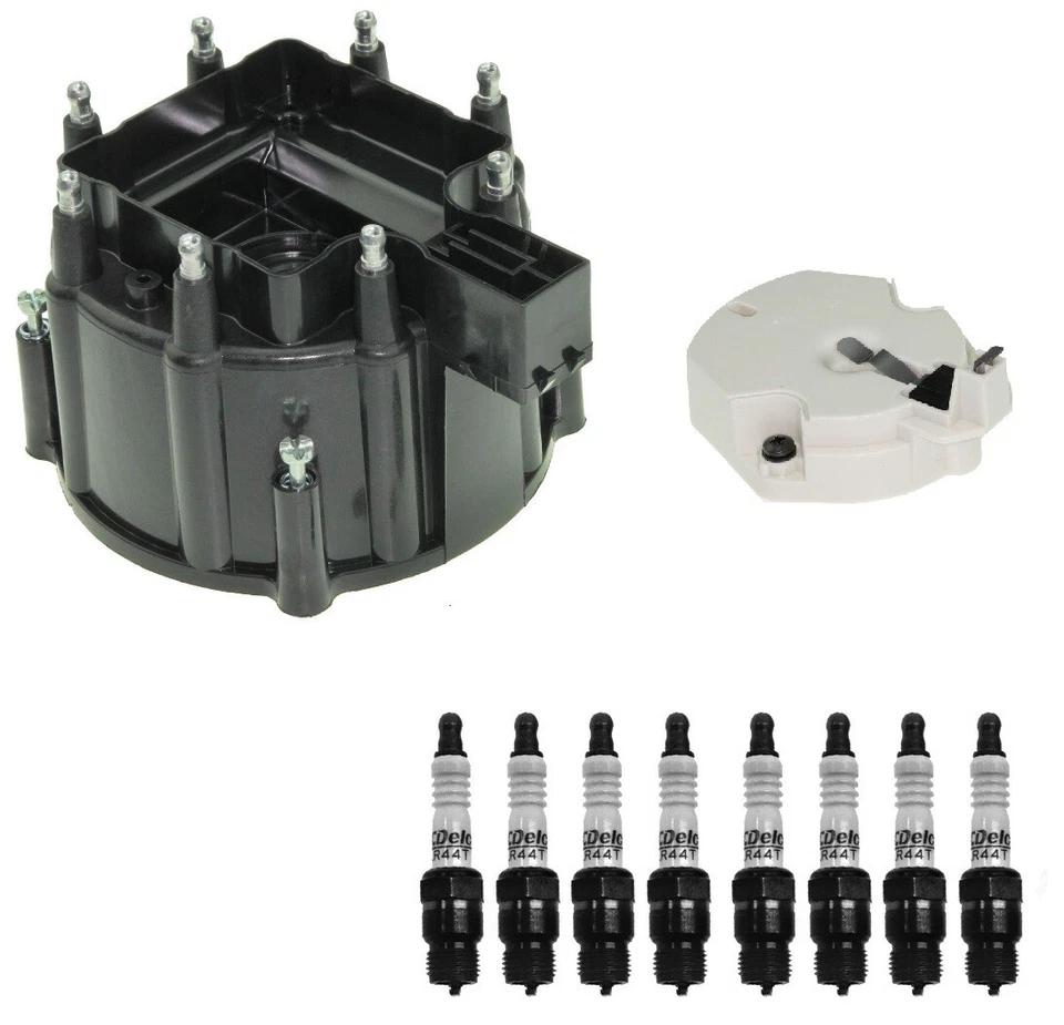 Distributor Rotor Cap & Spark Plugs Kit ACDelco For Chevy P10 P20 GMC C25 Jimmy - Image 1 of 1