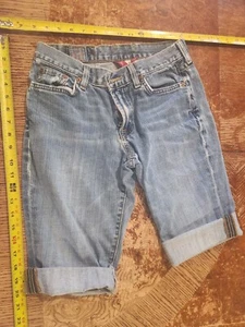 Lucky Brand Denim Shorts Women's Size 2 W26 The Roll Up #S35 - Picture 1 of 3