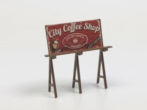 Réplicas SW - 40' de alto (escala Z) cartelera de una cara en carretera - City Coffee - Imagen 1 de 5