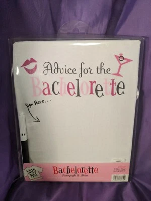 Wedding Bride Bachelorette Party Autograph Advice Novelty Tee Shirt XL w/pen - Image 1 of 3