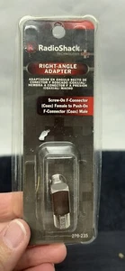 Radio Shack Right-Angle Adapter Female to Male 278-235 (C3) - Picture 1 of 4