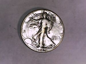 U S 1947-D  Walking Liberty 1/2 Dollar Very Good