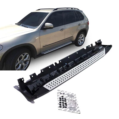 J&J AUTOMOTIVE Marche-Pieds Latéraux Marche Pieds Aluminium Pour BMW X5 E70 2007-2013