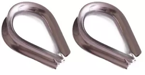 Dedales de cuerda de alambre de grado marino de acero inoxidable 316 de 10 mm X 2 - Imagen 1 de 7