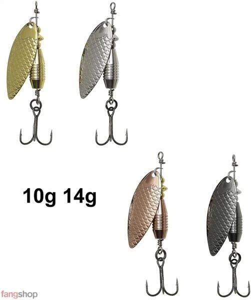 D.A.M Dam Effzett FAST WATER SPINNER 10g 14g Hecht Barsch Raubfisch Metall
