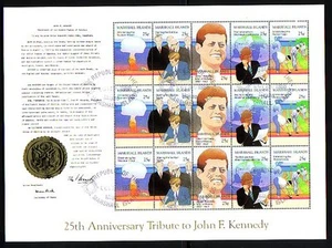 Marshall Inseln Michelnr: 194-197 Kleinbogen gestempelt - Bild 1 von 1