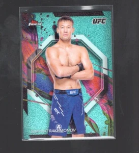 Shavkat Rakhmonov 2024 Topps Finest UFC Aqua Glitter Refractor #69 SP - Bild 1 von 2