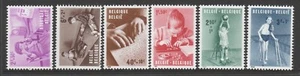 BÉLGICA - 1962 Discapacitados NIÑOS FONDOS conjunto de 6 niños MUH - Imagen 1 de 1