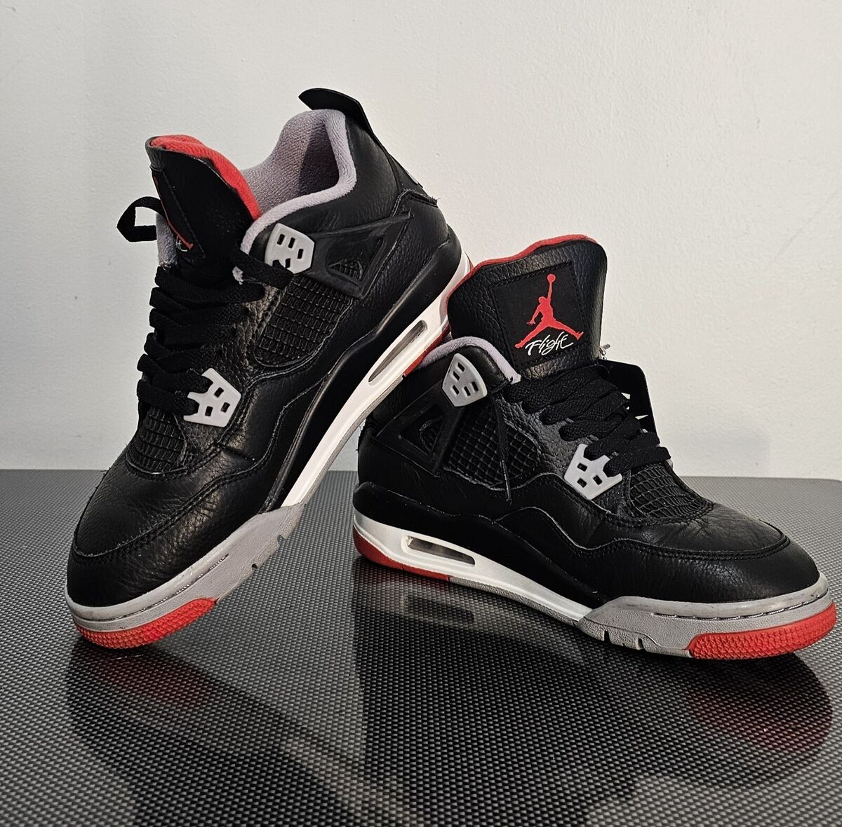 Jordan 4 Retro Bred Black/Fire Red Cement 2019 for Sale Jordan 4 Retro Bred Black/Fire Red Cement 2019 for Sale