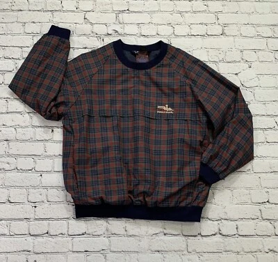 Chaqueta Sunderland Of Scotland Original Weatherbeater Golf Rojo Tartán Para Hombres S Foto 1 de 4