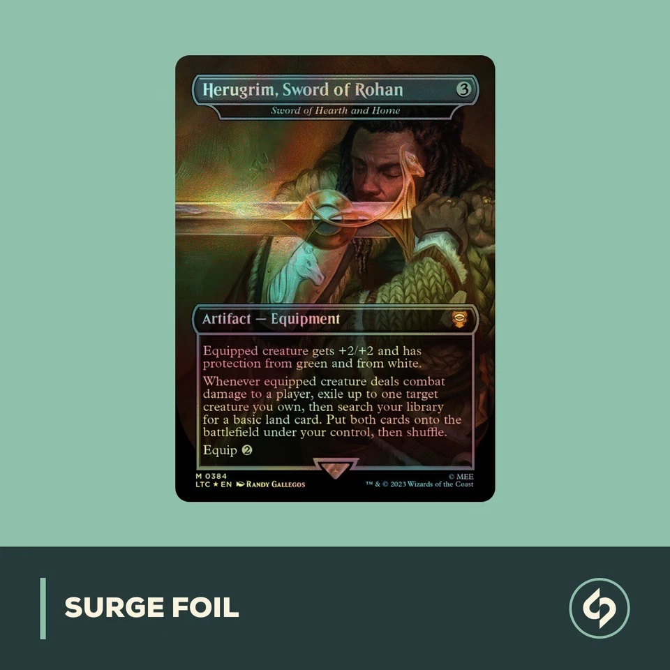 MTG | Herugrim, Sword of Rohan V2 | LORD OF THE RINGS | NM | EN | SURGE FOIL  - Bild 1 von 1