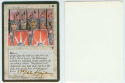 SIGNED Kaja Foglio Artist Proof _ MTG Fallen Empires _ ICATIAN PHALANX _ #/162! - Image 1 of 3