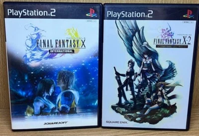 Lot 2 Final Fantasy X 10 & X-2 International Set PS2 English Compatible NTSC-J - Image 1 of 3