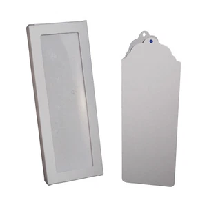 Kit de cajas y espacios en blanco para tarjetas de etiqueta de arte - Paquete de 5 - Tarjeta blanca de 300 g - Imagen 1 de 1