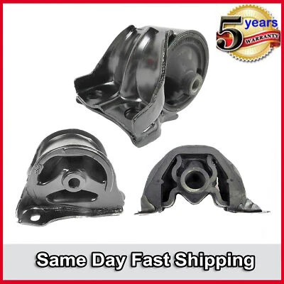 1993 Honda Civic del Sol 1.5L FWD 6502 6534 6506 For 3PCS Engine Motor Mount - Image 1 of 4