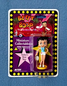 FIGURA COLECCIONABLE MINIATURA JUGADOR TENIS BETTY BOOP NUEVA ESTRELLA DE HOY M-JUGUETE - Imagen 1 de 2