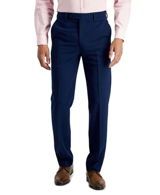 Nautica Mens Modern fit Dress Pants 38 / 29 Navy Blue Solid Stretch - Image 1 of 4
