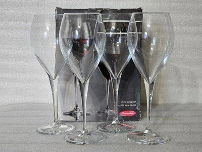 Monte Carlo Verrerie Long Stem Wine Glasses by Pasabahce 15 oz. Seamless Stems - Image 1 of 4