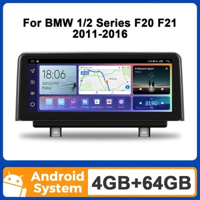 ICOLINK Apple Carplay For BMW 1 2 Series F20 F22 F23 Car Stereo Head Unit Android 14 GPS