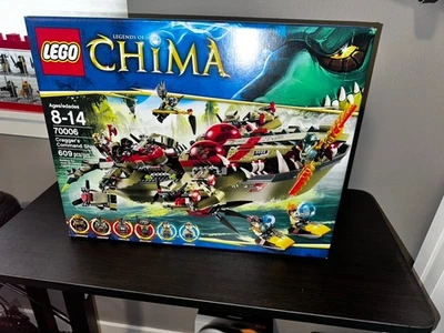 LEGO LEGENDS OF CHIMA: Cragger's Command Ship (70006) New in Sealed Box - Image 1 of 2