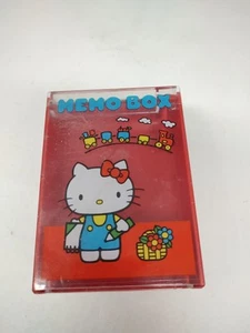 Vintage 1976 Sanrio "Doodles & Scribbles" Hello Kitty Memo Box Tiered Japan - Bild 1 von 9