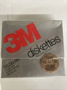 3M Computer Diskettes DS,DD,RH (10 disks per sealed box) - New condition - Picture 1 of 2