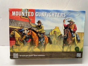 Great Escape Games Dead Man's Hand Mounted Gunfighters 10 28mm Kunststoff - Bild 1 von 6