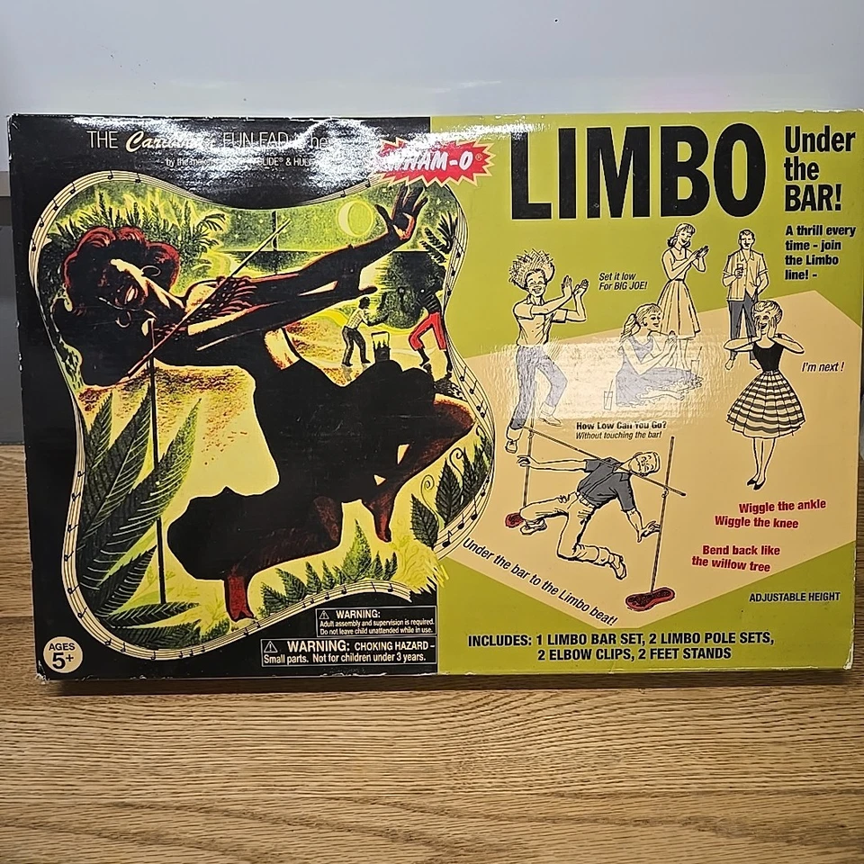 Limbo Bar Set Retro Style Wham-O 41215 2013 Production Fun Game RARE